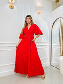 Vestido Longo Plissado