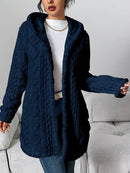 Casaco Longo Peluciado com Capuz Zaya Maria  (Promoção da Semana)