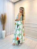 Vestido Longo Floral