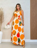 Vestido Longo Floral