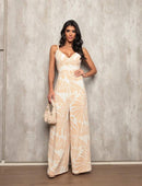 Macacão Longo Estampado