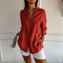 [Liquidação: Compre 1 e Leve 3] Camisa Ibiza em Linho de Algodão com Design Semi Plissado