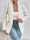 Blazer Feminino Casual em Linho