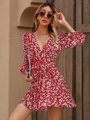 Vestido Curto Estilo Boho